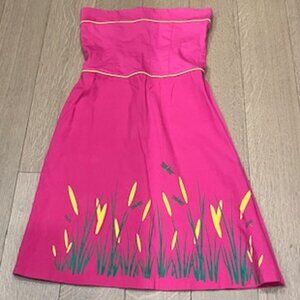 DAMZELS IN THIS DRESS  - Medium - Hot Pink Strapless Summer Dress